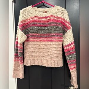 Pilcro Striped Multicolor Women's Sweater